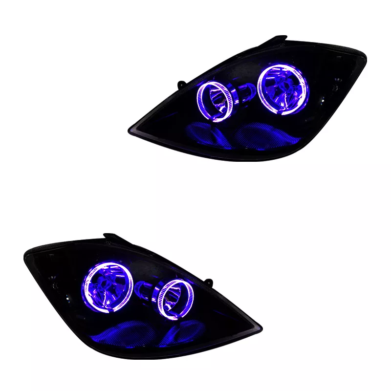 چراغ جلو خودرو گروه پژوهش صنعت مدرن مدل 3D-Ring-B فولکالر مناسب برای تیبا بسته دو عددی