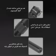 سه پایه دوربین زومی مدل Handle مناسب برای دوربین Insta 360