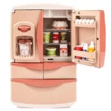 ست اسباب بازی یخچال مدل یخ ریز بخار کن طرح موزیکال و چراغدار کد YH218/1S