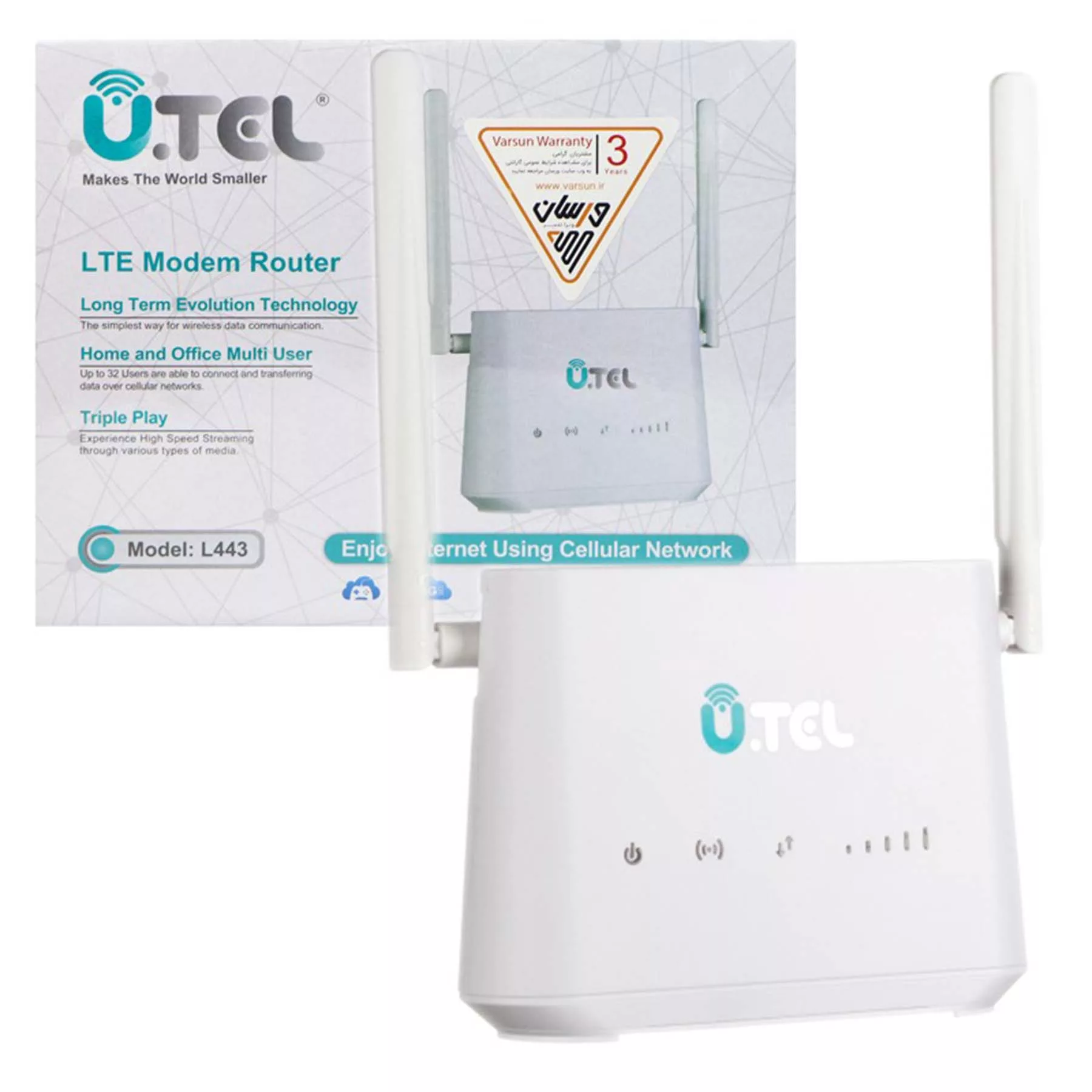 مودم روتر بی سیم 4G LTE یوتل مدل L443