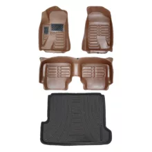 کفپوش پنج بعدی خودرو پانیذ مدل EVA مناسب برای پژو پارس به همراه کفپوش صندوق