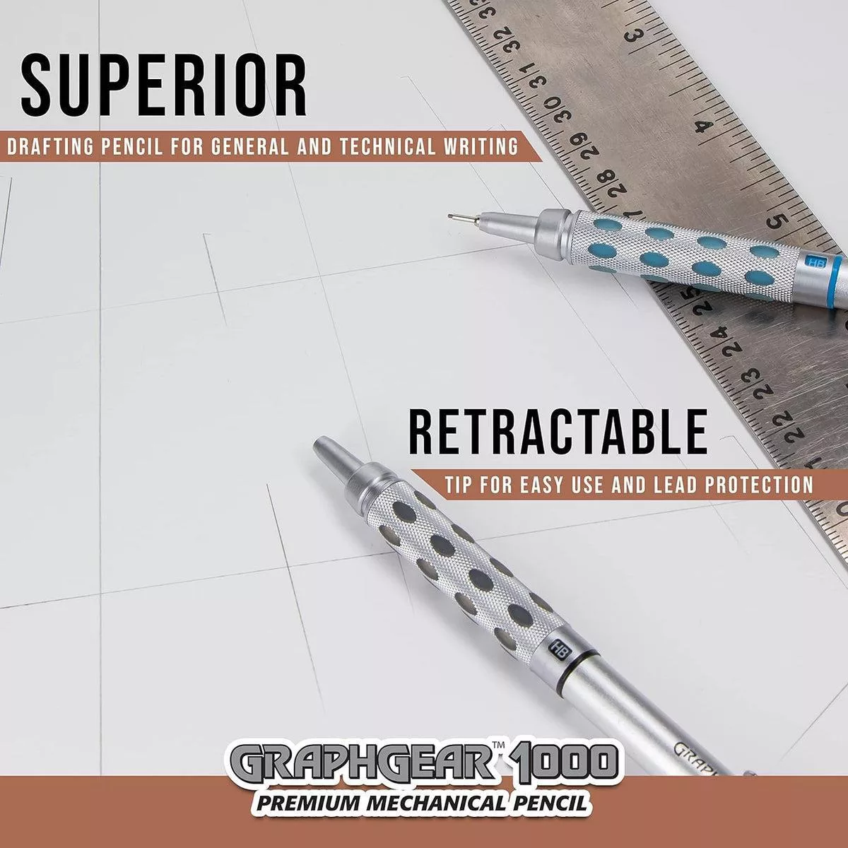 مداد نوکی 0.5 میلی متری پنتل مدل GraphGear 1000