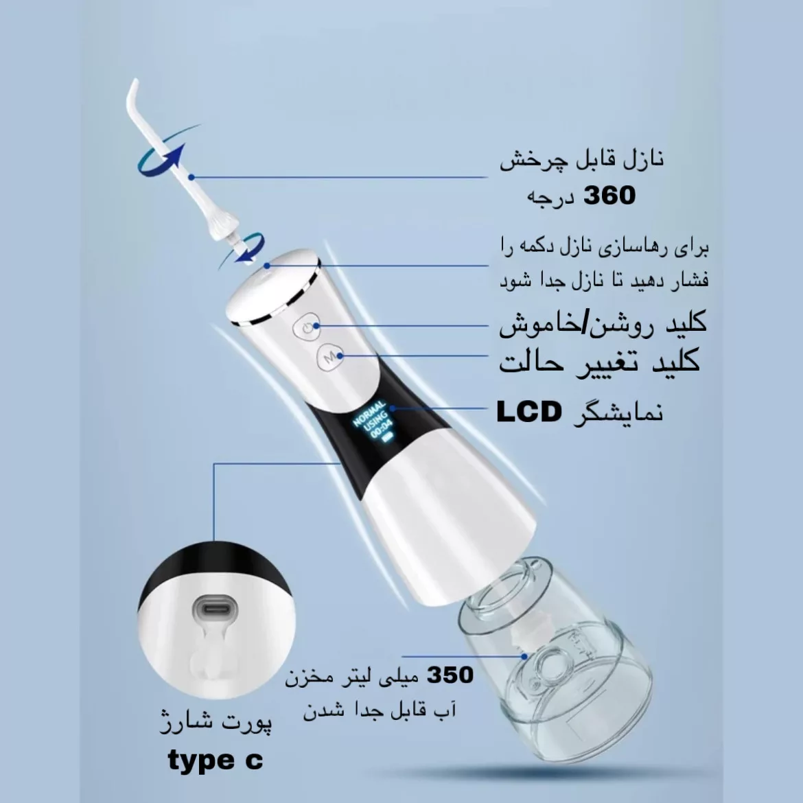 دستگاه شست و شوی دهان و دندان مدل A0W09