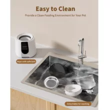 ظرف غذای اتوماتیک گربه و سگ پاپی کیت مدل ‎DU35L-WT