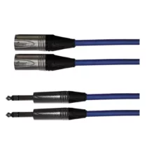 کابل اسپیکر دو کنون نر به دو بنون سوندکو مدل 3030 طول 3 متر