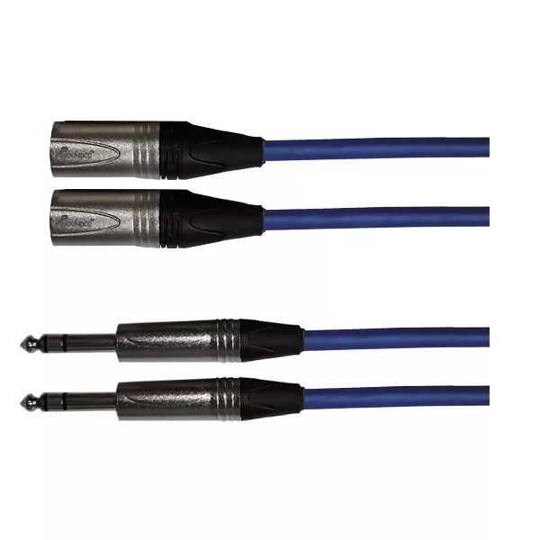 کابل اسپیکر دو کنون نر به دو بنون سوندکو مدل 3030 طول 3 متر