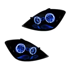 چراغ جلو خودرو گروه پژوهش صنعت مدرن مدل 3D-Ring-B فولکالر مناسب برای تیبا بسته دو عددی