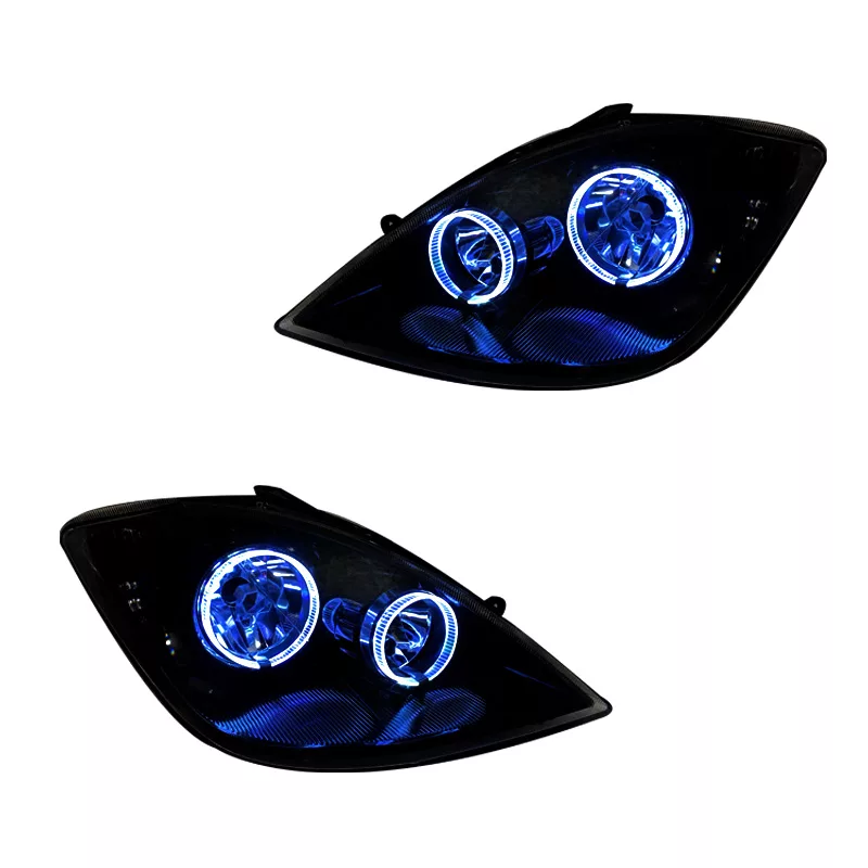 چراغ جلو خودرو گروه پژوهش صنعت مدرن مدل 3D-Ring-B فولکالر مناسب برای تیبا بسته دو عددی