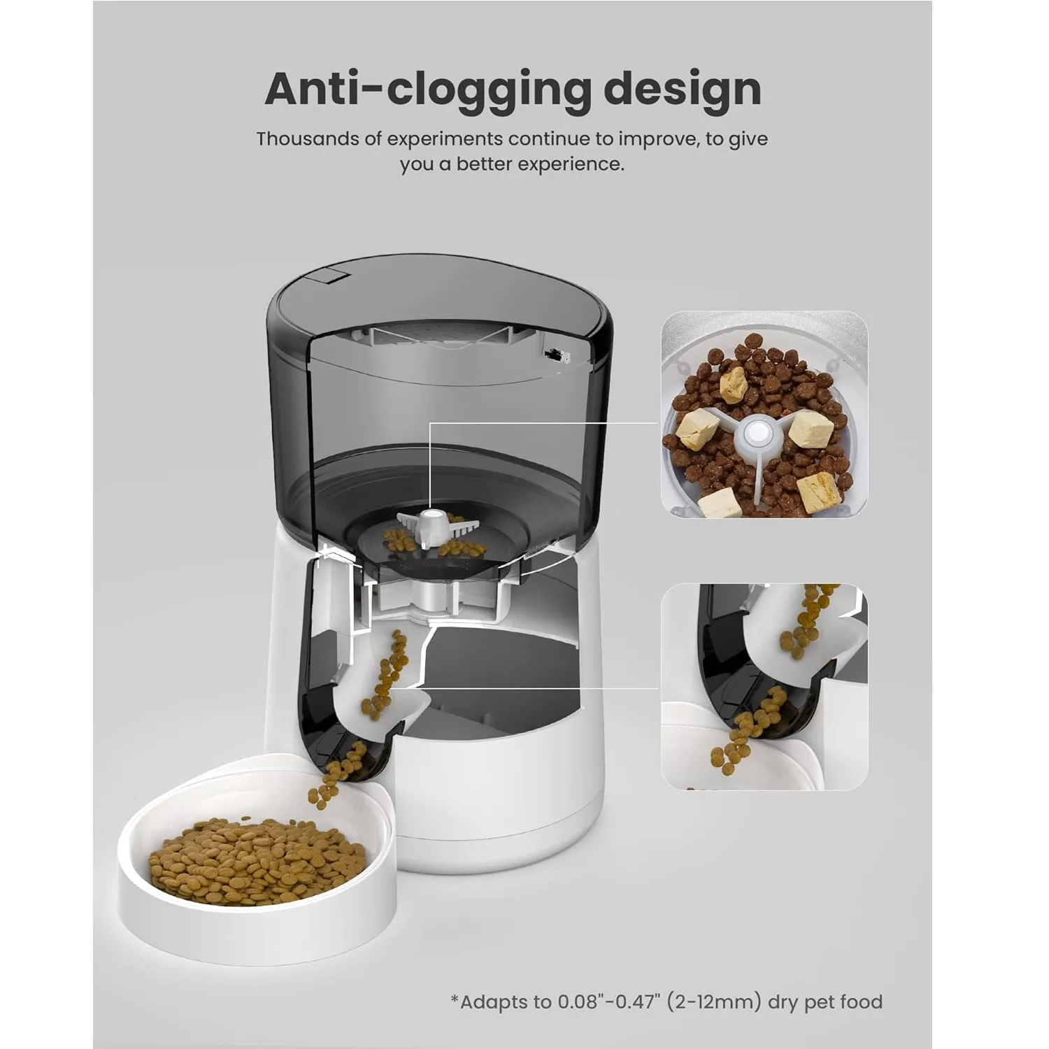 ظرف غذای هوشمند حیوانات خانگی گیوتون مدل pf31