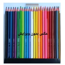 مداد رنگی 48 رنگ کی ام تی مدل TRIPLUS طرح رنگین کمان بسته 4 عددی