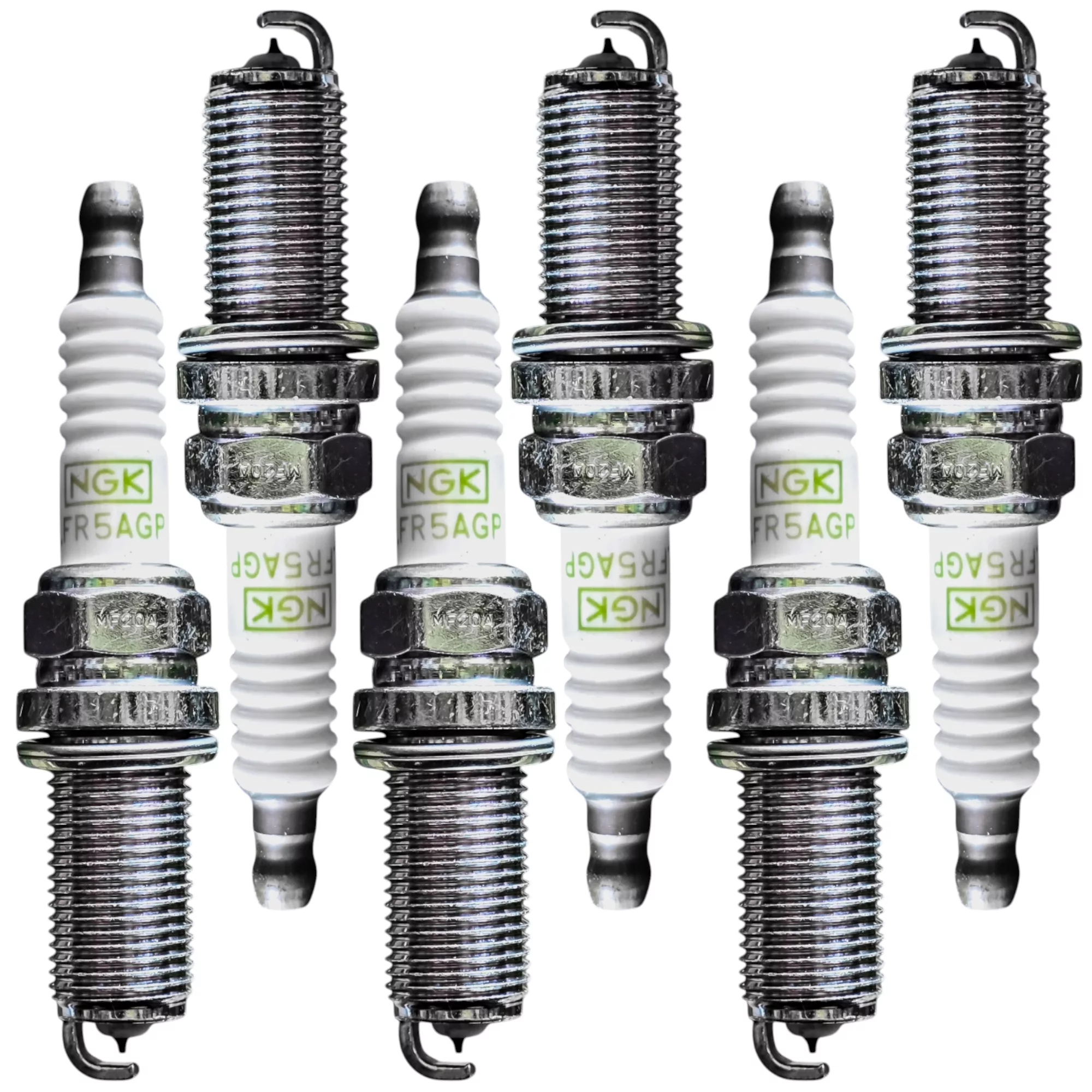 شمع خودرو ان جی کی مدل ۶ سیلندر - سوزنی پایه بلند مناسب برای تویوتا پرادو بسته ۶ عددی