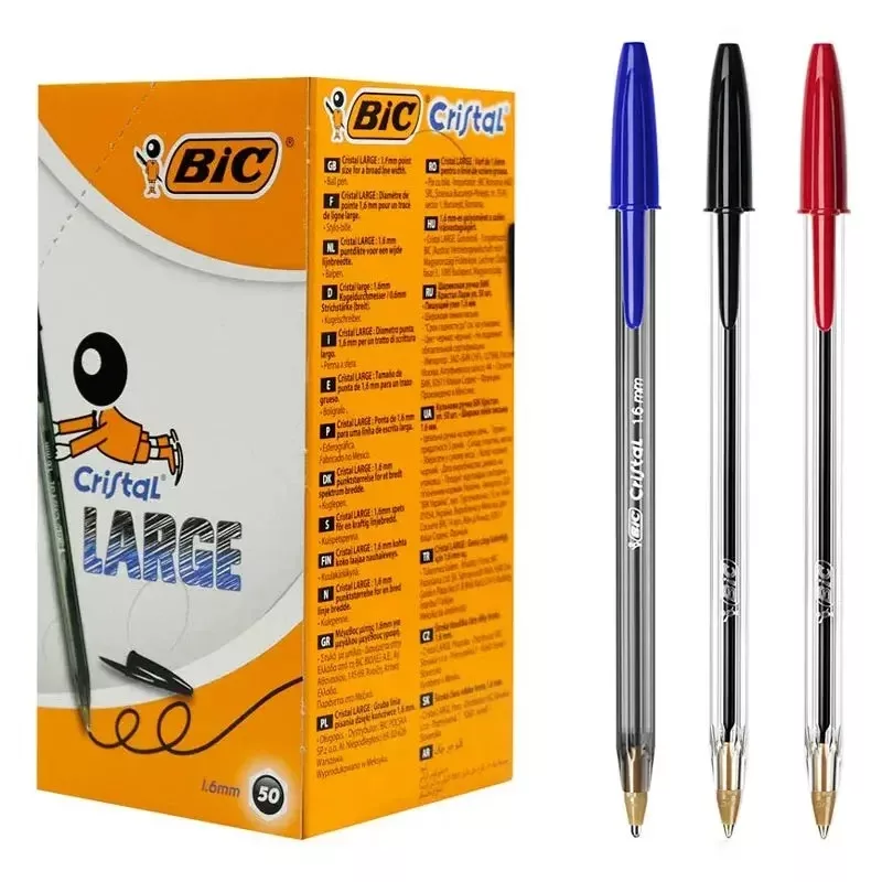 خودکار بیک مدل Cristal Large بسته 50 عددی