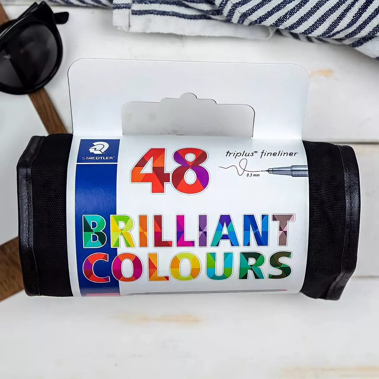 روان نویس استدلر مدل triplus fineliner brilliant colours بسته 48 عددی
