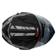 کلاه کاسکت ردلاین مدل فک متحرک عینکدار کد RE_935