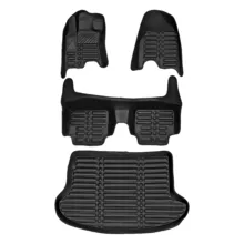 کفپوش پنج بعدی خودرو پانیذ مدل EVA مناسب برای هایما S5 به همراه کفپوش صندوق