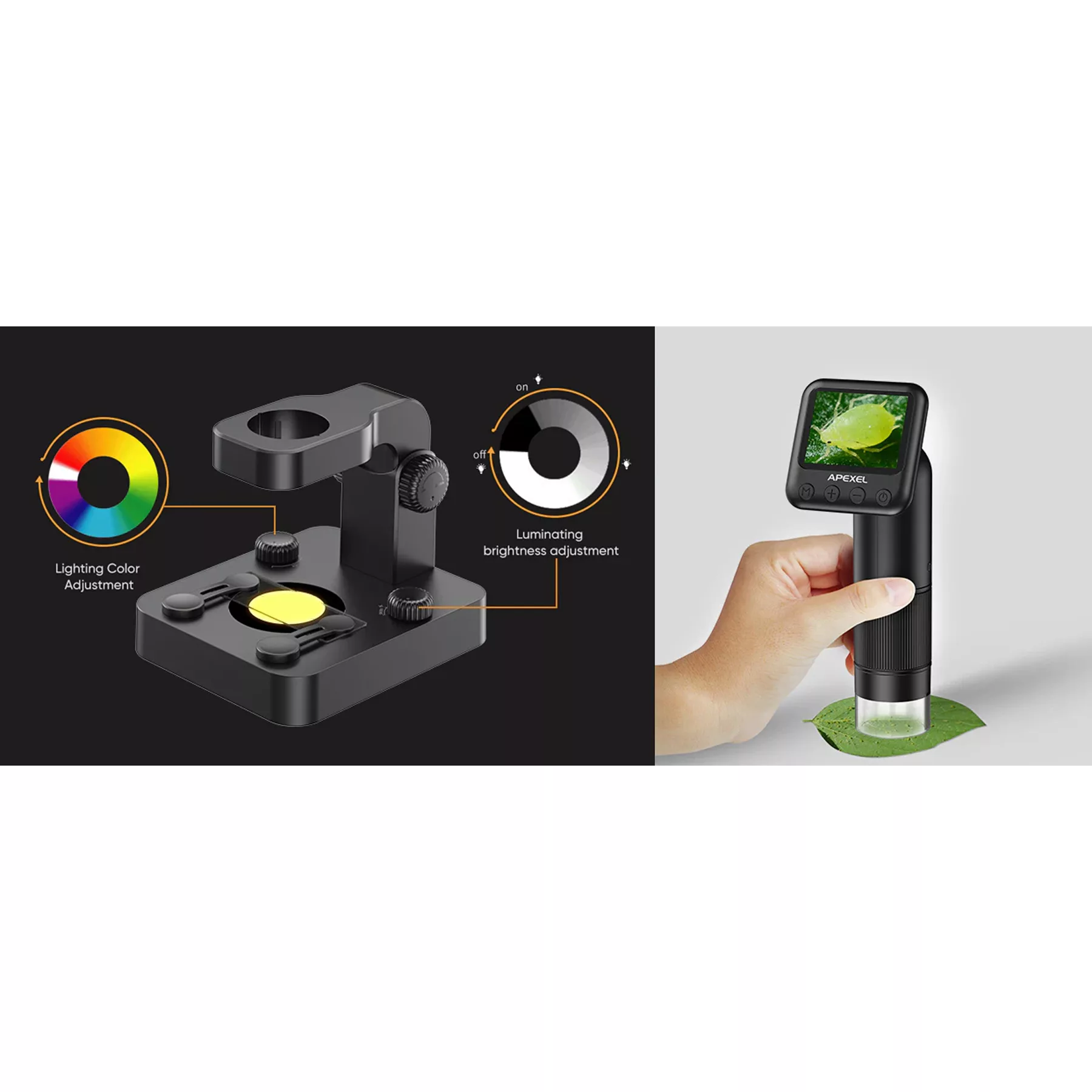 میکروسکوپ دیجیتال اپیکسل مدل FULL HD USB 2024 به همراه کیف