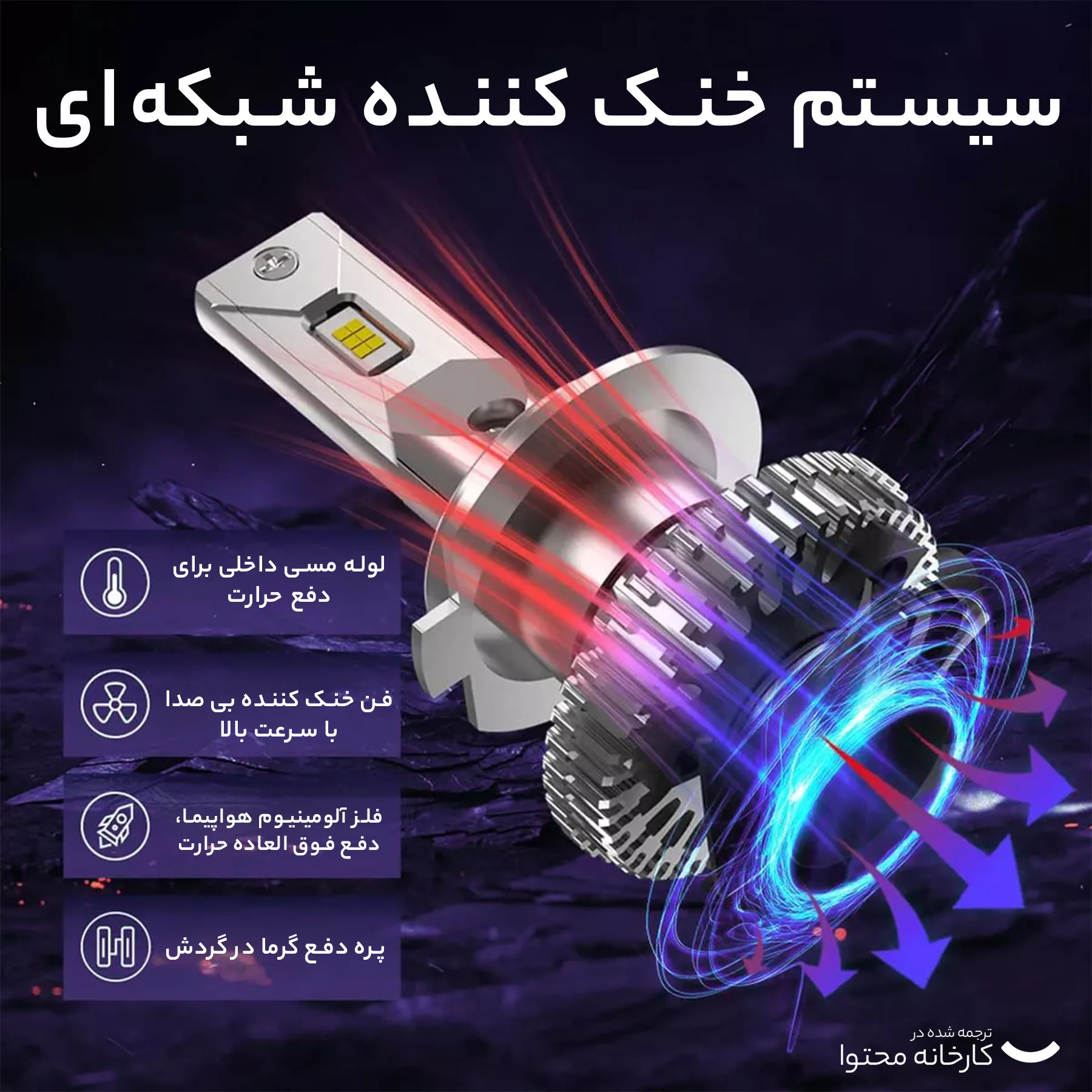 هدلایت کانپکس مدل M8 PRO پایه H7 بسته دو عددی