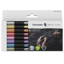 ماژیک رنگ آمیزی اشنایدر مدل paint it کد 103189 بسته 8 عددی