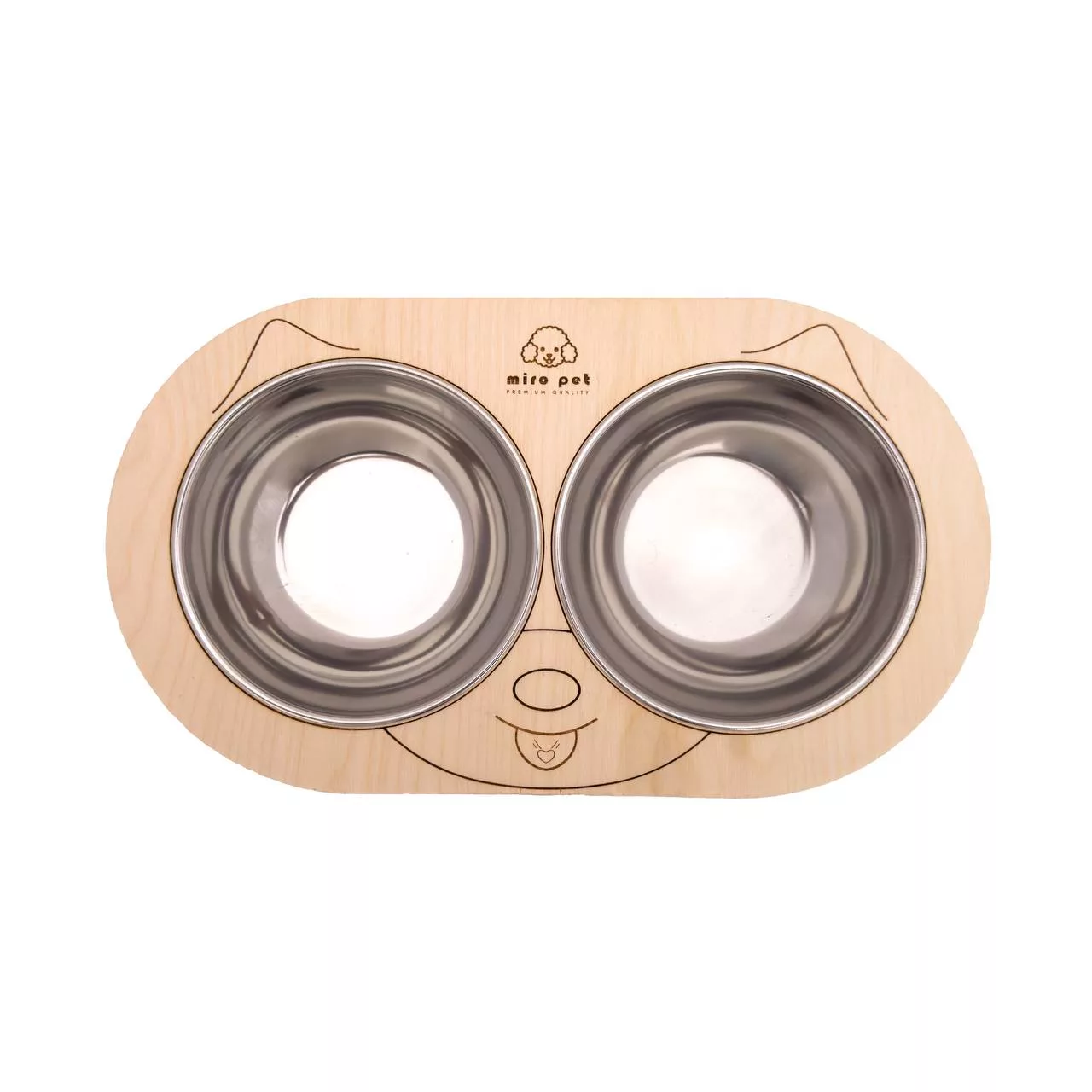 ظرف آب و غذای سگ و گربه میروپت مدل باباقوری