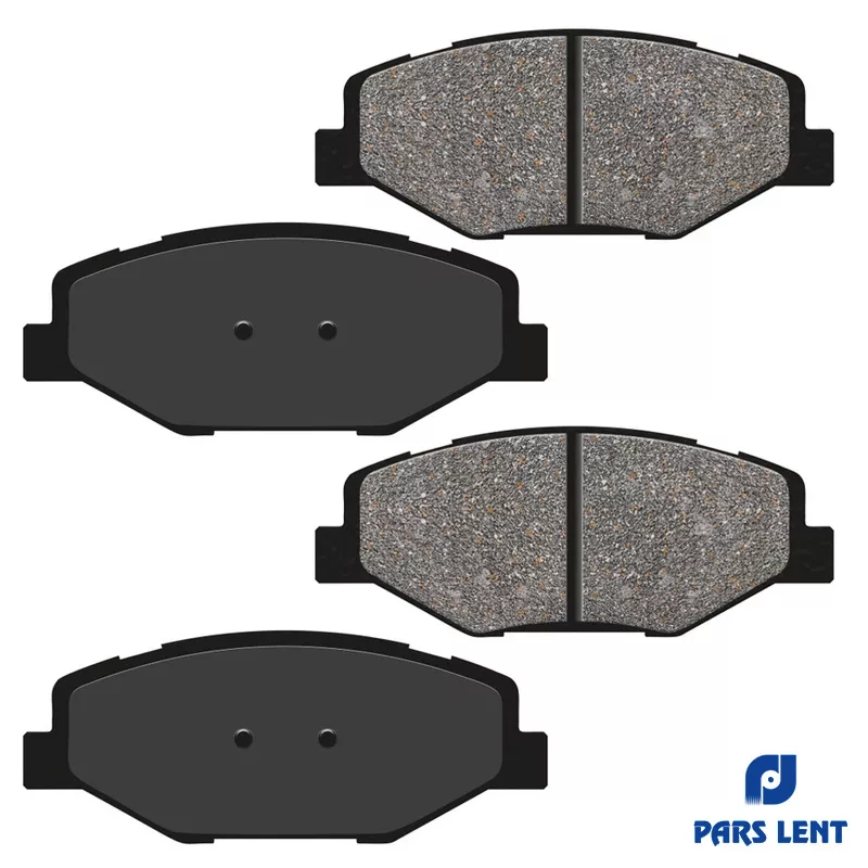 لنت ترمز جلو لنت پارس کد 25169 مناسب برای دنا به همراه لنت ترمز عقب