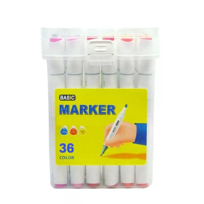 ماژیک راندو بیسیک مدل براش بسته 36 عددی