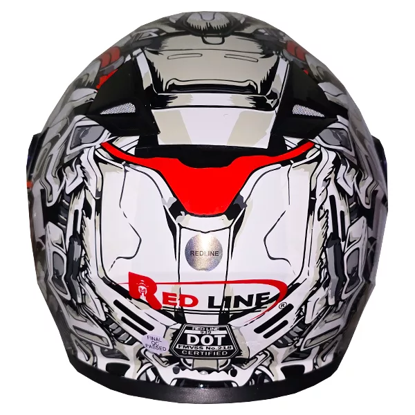 کلاه کاسکت ردلاین مدل فک متحرک عینکدار کد RE_939