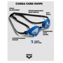 عینک شنا آرنا مدل Cobra Core Swipe