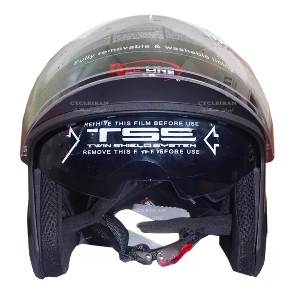 کلاه کاسکت ردلاین مدل بدون فک عینکدار کد REBK_944