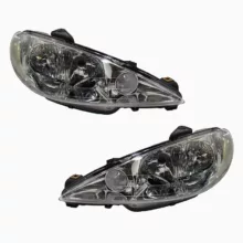 چراغ جلو خودرو فن آوران پرتو الوند مدل YM110 مناسب برای پژو 206 بسته دو عددی