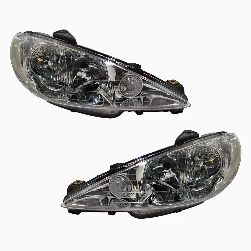 چراغ جلو خودرو فن آوران پرتو الوند مدل YM110 مناسب برای پژو 206 بسته دو عددی