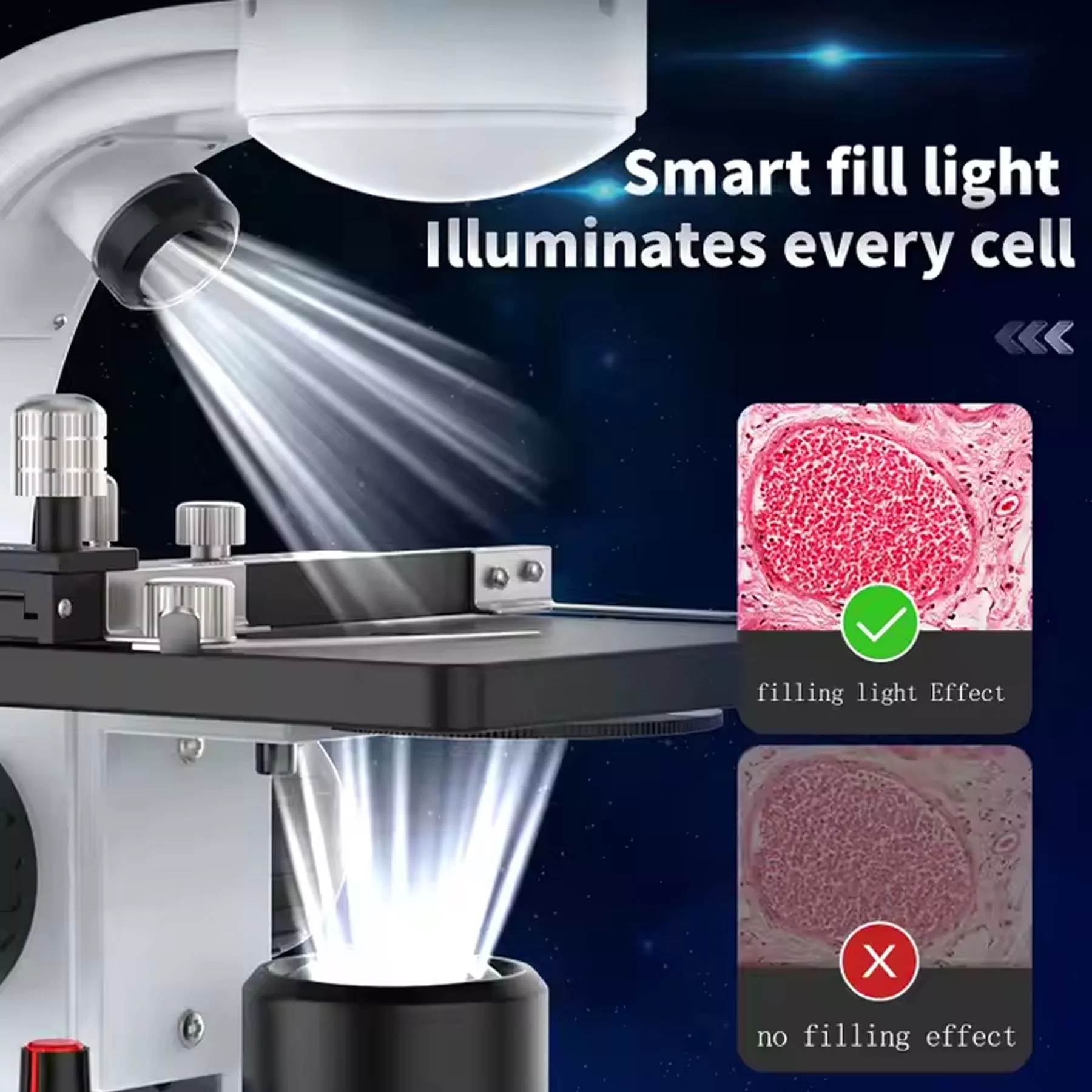 میکروسکوپ مدل زیستی کد 5000X به همراه کیف حمل