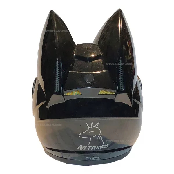 کلاه کاسکت نوترینوس مدل دخترانه خرگوشی فک ثابت