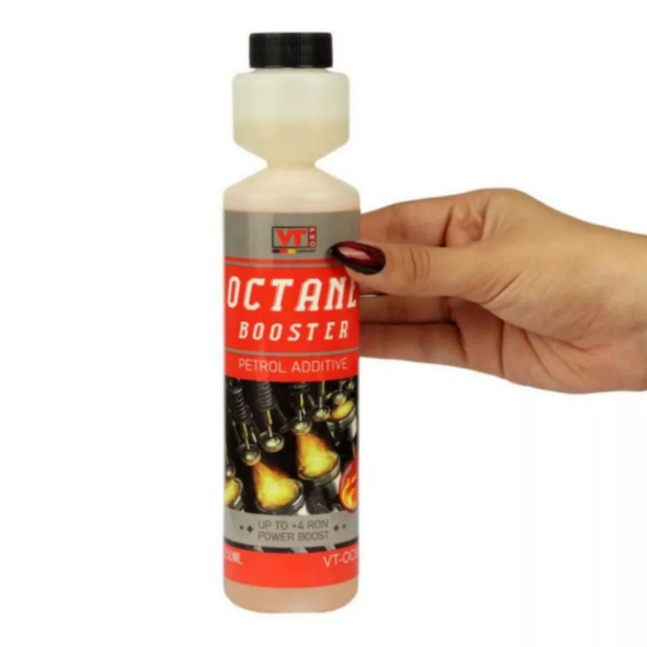 اکتان بوستر و مکمل سوخت وی تی مدل VT-OC65 حجم 250 میلی لیتر بسته 4 عددی