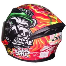 کلاه کاسکت مدل کلاه کاسکت دی ای وان مدل فک متحرک عینکدار کد DA_101