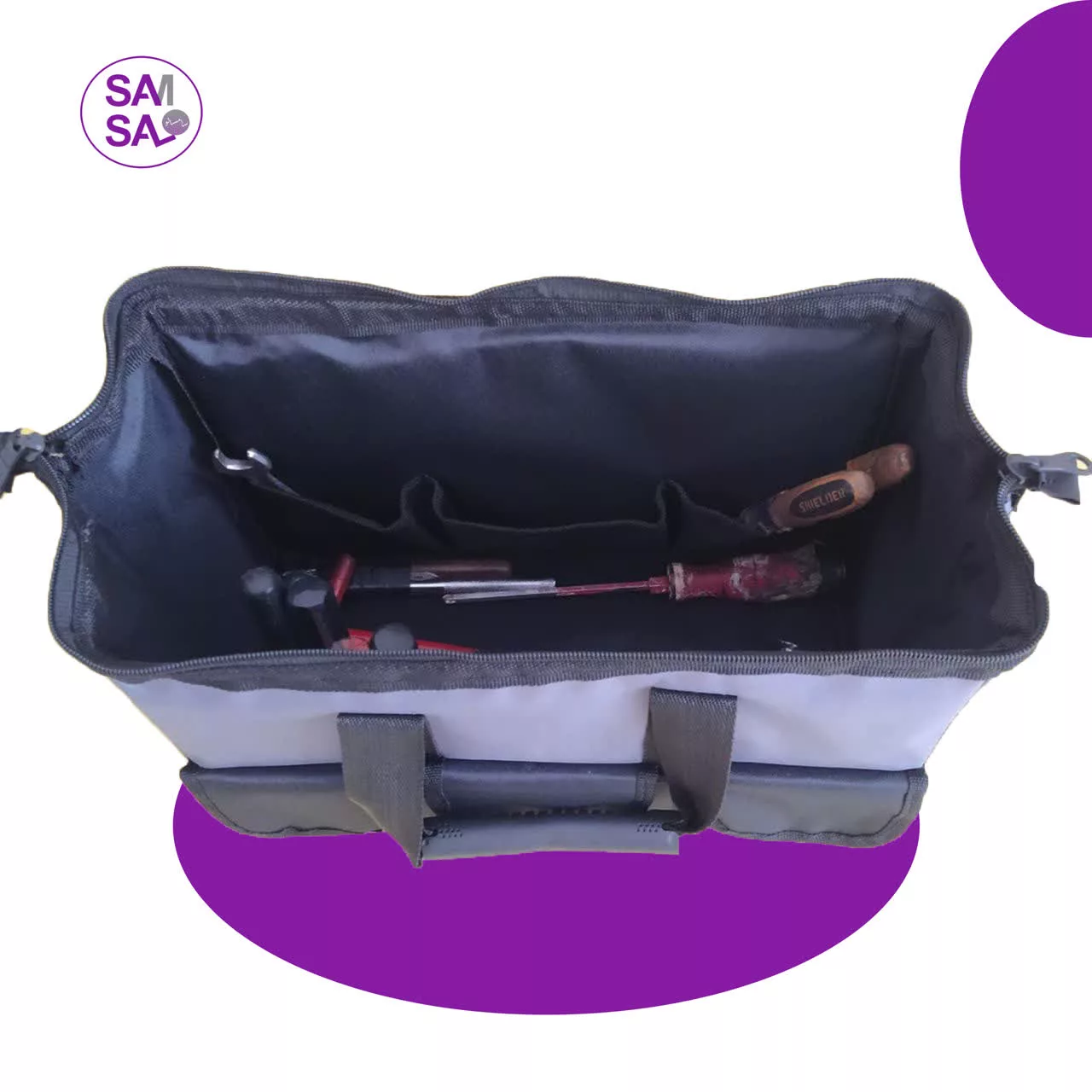 جعبه نظم دهنده صندوق عقب خودرو سام سالو مدل Ziab به همراه کیف ابزار