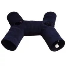 اسباب بازی گربه هیوا پت مدل تونل چهار شاخه