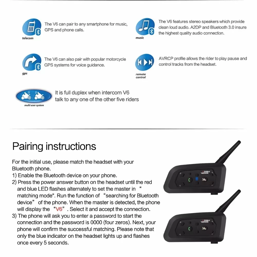 هدست کلاه کاسکت ونتفون مدل Riders 6