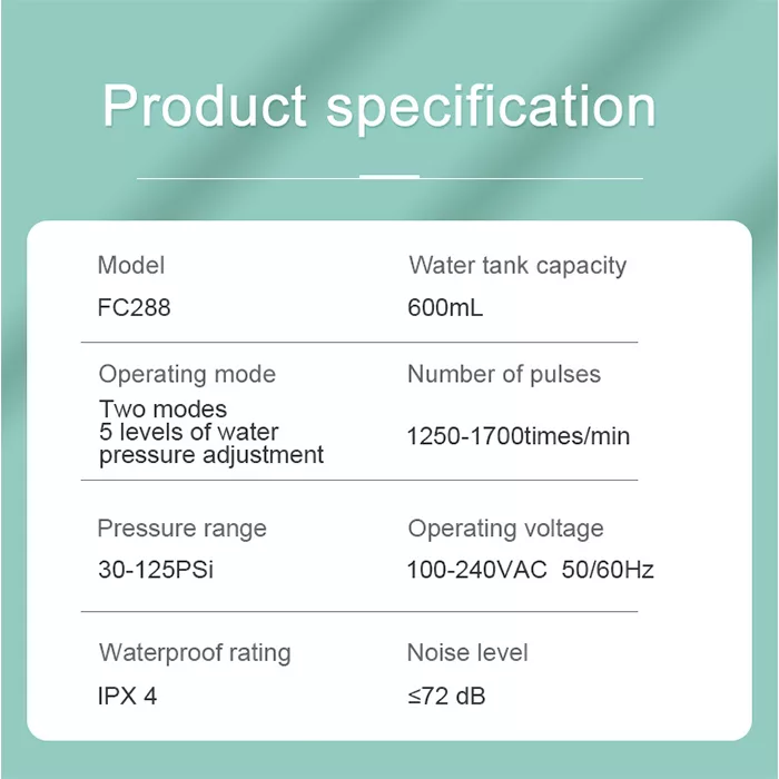 دستگاه شست و شوی دهان و دندان نایس فیل مدل  FC288