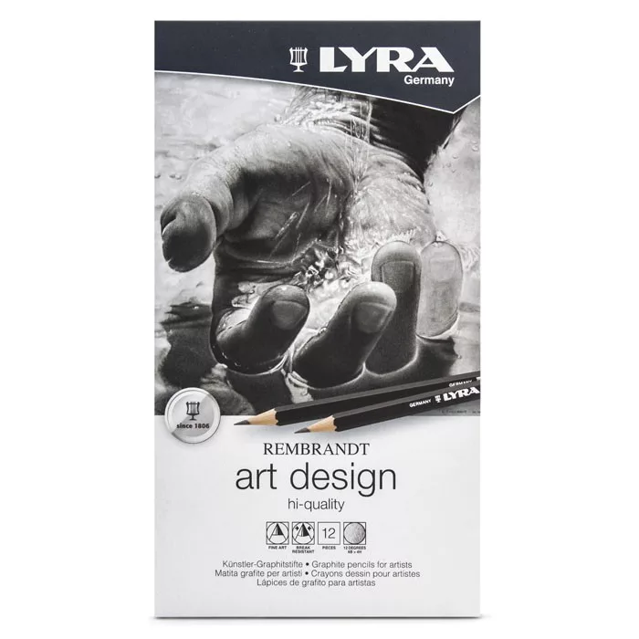 مداد طراحی لیرا مدل art design مجموعه 12 عددی