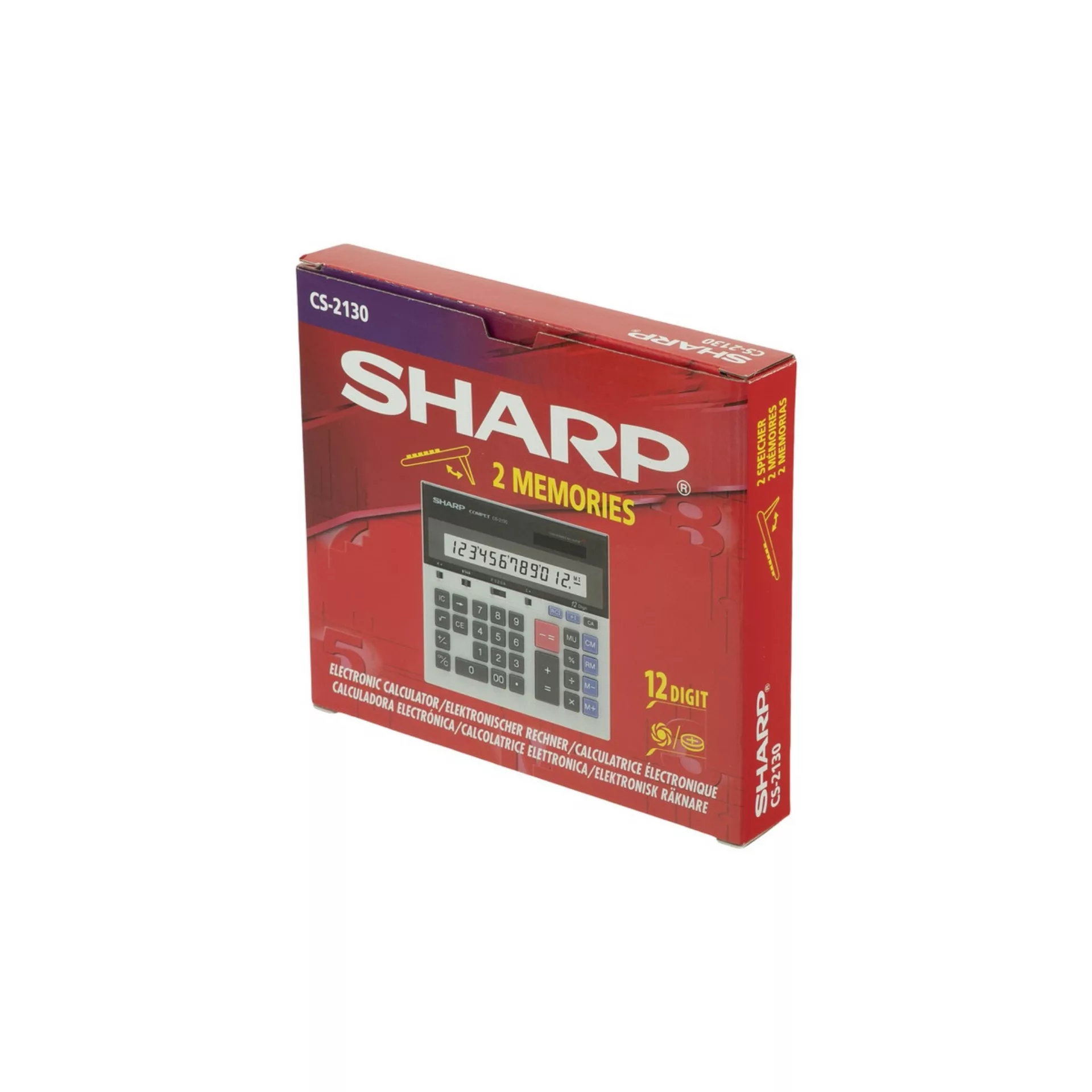 ماشین حساب شارپ مدل CS-2130 کد AT-125-1