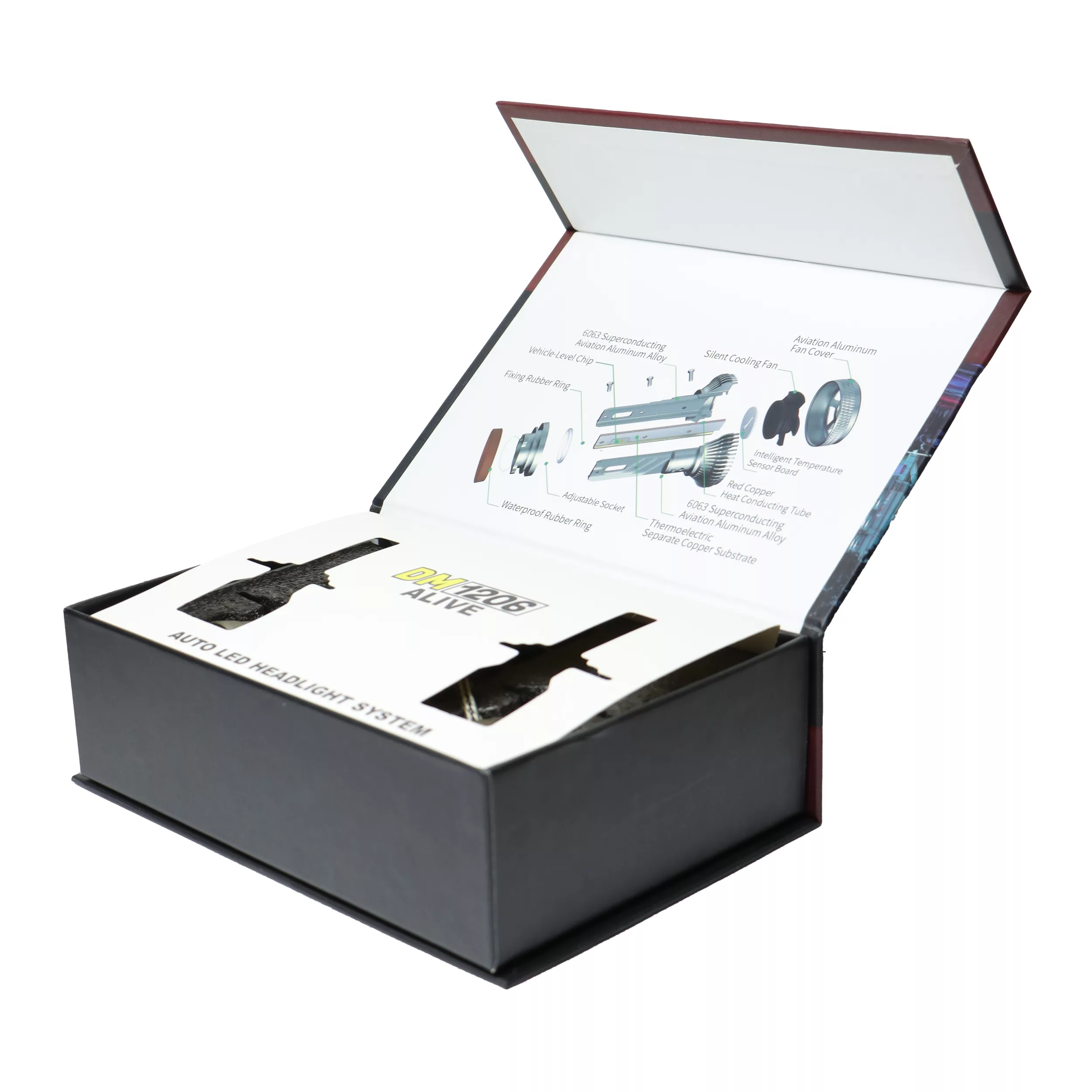 هدلایت لامپ خودرو الایو مدل G2 پایه H1 بسته دو عددی