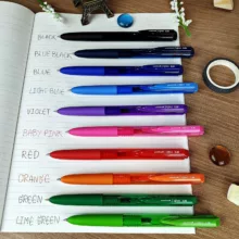 روان نویس یونی بال مدل my bujo Light color بسته 12 عددی