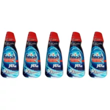ژل ماشین ظرفشویی فینیش مدل 3x حجم 1000 میلی لیتر مجموعه 5 عددی