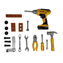 ست اسباب بازی ابزار مدل کیف ابزار طرح دریل کد 780 مجموعه 20 عددی