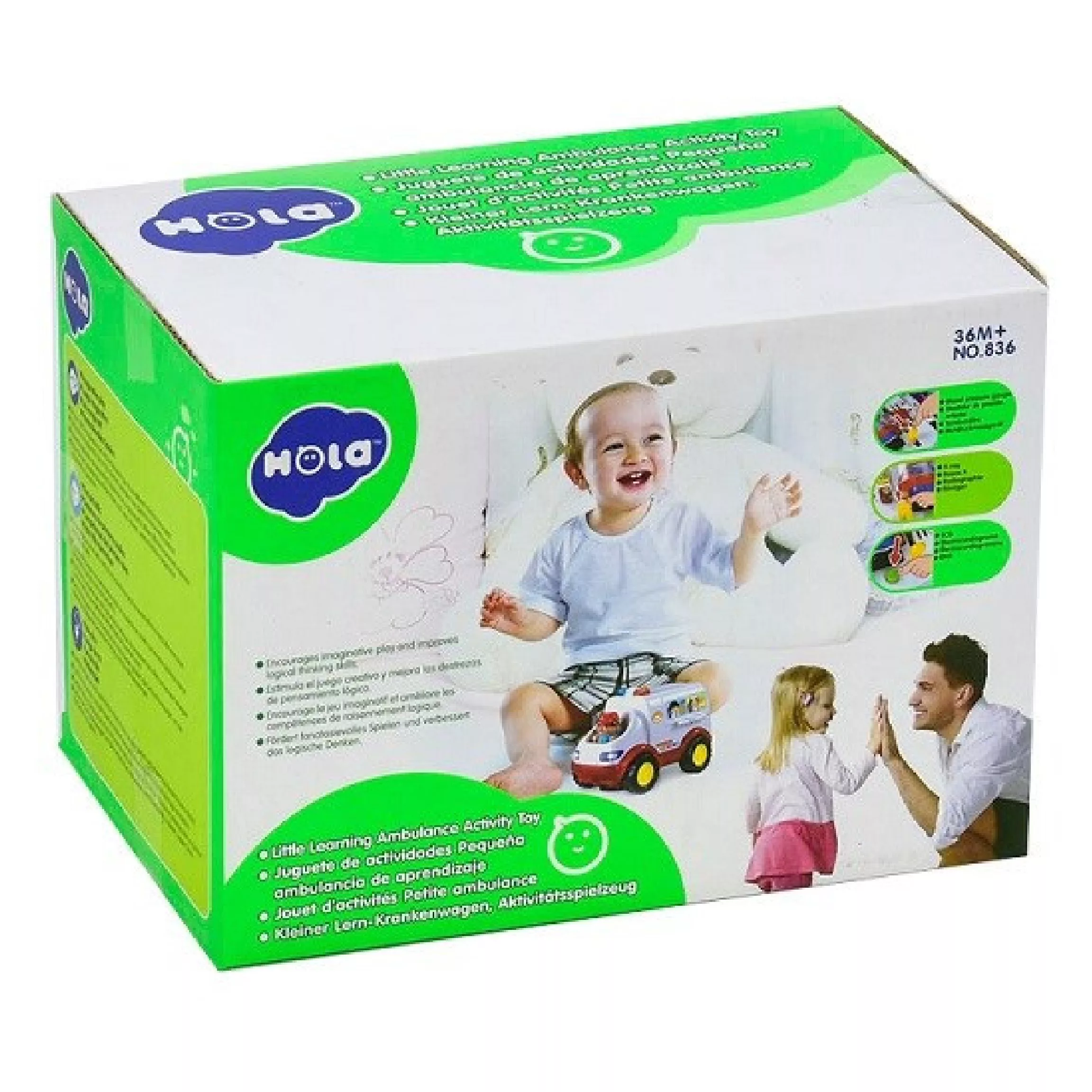 بازی آموزشی هولا مدل آمبولانس کد 836