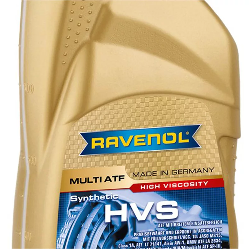 روغن گیربکس اتوماتیک راونول مدل مولتی گرید ATF HVS حجم 4 لیتر