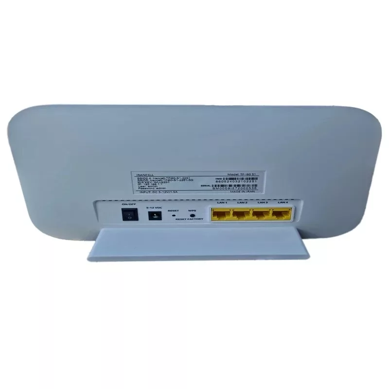 مودم روتر بی سیم 4G LTE ایرانسل مدل TF-I60 S1 به همراه سیم کارت 100 گیگابایتی Wenex