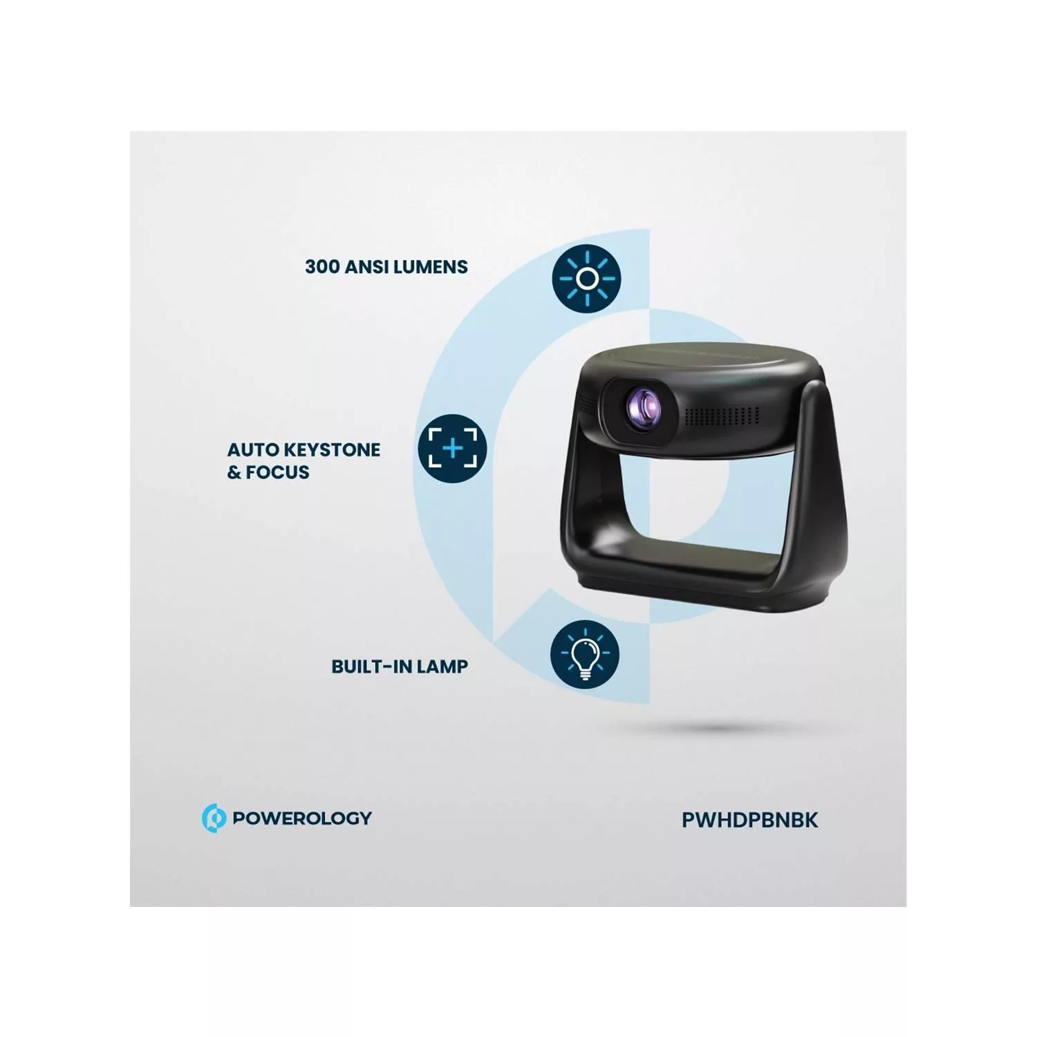 ویدئو پروژکتور پاورولوجی مدل PWHDPBNBK