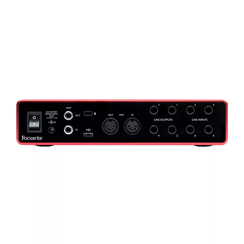 کارت صدا فوکوس رایت مدل Scarlett 8i6 3rd Gen