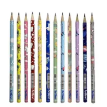 مداد مشکی آرت لاین مدل طرح دار کد 001 مجموعه 120 عددی